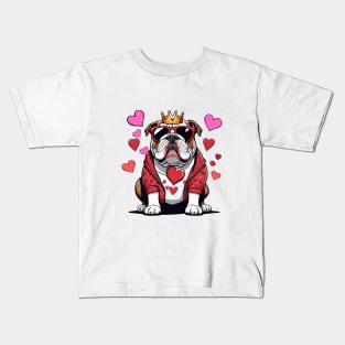 "Bulldog Love King" Kids T-Shirt